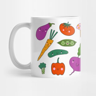 Veggie Collage Mug